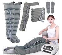 Miuxe 8 Cámaras Masajeador Piernas Presoterapia Profesional Piernas Y Abdomen Baratos | Aparato De Masajeador Piernas Presoterapia Botas De Compresión para Piernas Cuerpo Completo, Drenaje Linfático