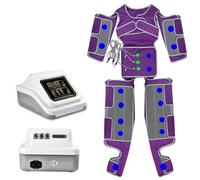 Miuxe Máquina De Drenaje Linfático por Presión con Botas De Presoterapia Air Wave, Masaje Profundo De Piernas, Drenaje Linfático De Pies, Piernas Edemas, Lipoedema, Celulitis, Recuperación Deportiva