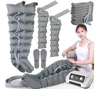 Miuxe Masajeador Piernas Presoterapia | Botas De Presoterapia Piernas Y Abdomen | 8 Cámaras Maquina De Presoterapia para Casa Abdomen Y Piernas Brazo Profesional, Aparato Presoterapia Cuerpo Completo