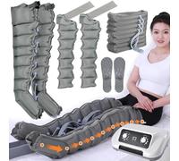 Miuxe Presoterapia Profesional para Casa Completo 8 Camaras Botas Presoterapia Piernas Y Abdomen Brazos, Masajeador De Pies Y Piernas Maquina Presoterapia En Casa Botas De Compresión para Piernas