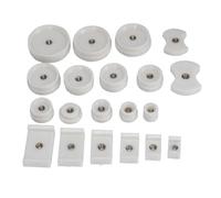 MIUYTRN 20 Piezas de Matrices de Reloj, Tapa de Caja Frontal y Trasera de Cristal, Prensa de Tornillo, Accesorios de Cierre, Herramientas de reparación de relojeros cuicui