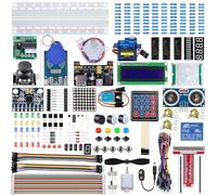 Miuzei Starter Kit Compatible con Arduino-Electrónica Kit con Protoboard con 58 Lecciones, 235 Componentes LC Display, Plug-in Board, Sensores, Relés, GPIO Extensión, Compatible con Raspberry Pi Curso