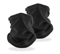 MIVAIUN 2 Piezas mascarilla Calentador de Cuello pasamontañas de Forro Polar Multifuncional para Hombre Mujer Accesorio de esquí Bicicleta Bufanda Invierno Cuello de Esquí a Prueba Viento (2 Piezas)