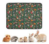 mivceklw Alfombra de jaula para conejo | Alfombra de suelo Bunny Lavable,Alaise Reutilizable para pequeños animales Casa Jardín Viaje Parque Juegos