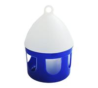 Mivceklw - Alimentador de agua para pájaros (2 L, transparente azul para invierno, hidratación de Chicken Coop Quail Poultry Duck Farming