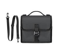 mivceklw Bike Handlebar Bag, Foldable Insulated Front Pouch, 7L Quick Release Storage, Shoulder Strap Hot Cold Food Drinks Snacks Container for Travel, Commuting, Cycling, Picnic, Work, Outdoor Use