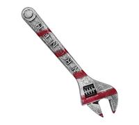 Mivceklw Bloody Simulation Wrench Prop, Realistic Fake Toy, Sturdy Lightweight Design, Gruesome Horror Effect, Creepy Decor for Halloween, Cosplay, Haunted House, Escape Room, Party Role-Playing