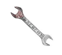 mivceklw Bloody Simulation Wrench Prop, Realistic Fake Toy, Sturdy Lightweight Design, Gruesome Horror Effect, Creepy Decoration for Halloween, Cosplay, Haunted House, Escape Room, Party Role-Playing