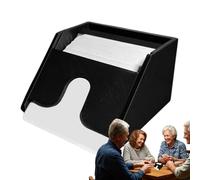 mivceklw Card Dispenser, Poker Shuffler, Playing Card Machine, Automatic Dealing System, Smooth Card Distribution, Black Color Ideal para juegos y viajes Fun, 3,94 x 3,86 x 2,44 pulgadas