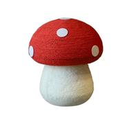 mivceklw Cat Scratching Board, Mushroom Shaped Scratcher, Interactive Climber Post, Portable Furniture, Scratch Training Toy, Boredom Relief for Indoor Outdoor Pet Use 11.02x13.39in