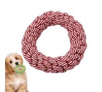 Mivceklw Dog Rope Toy, Puppy Teething Chew, Durabled Training Aid, Elastic Design Tear Resistant Material for Chewing Biting and Oral Health, 7,48 x 7,48 x 1,18 pulgadas