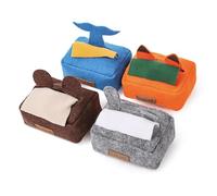 Mivceklw Dog Sniffing Toy, Tissue Box Treat Dispenser, Mental Estimulation, Sniffing Treats Toy, Keep Pets Busy Ideal para digging Instinct for Indoor Playtime, 5.314.332.55in