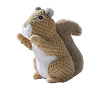 mivceklw Dog Toy Soft Plush Squeaky Squirrel Dog Toy Lightweight Sturdy Decorative Interactive Compact Thoughtful Stylish Chew Plush for Small Dogs, Teething, Puppies, 18x13cm