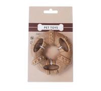 Mivceklw Dog Toys Chewers, Indestructible Tug Toy, Boredom Relief Entertainment, Travel Training Playtime Aid, Pet Supplies for Keeping Your Dog Active and Aggressive Dogs, 13,5 cm Wood