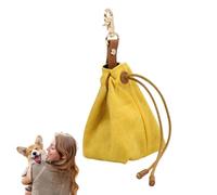 mivceklw Dog Treat Pouch, Training Treat Bag, Puppy Food Holder, Pet Train Pouch with Secure Drawstring Closure for a Smooth and Enjoyable Experience, 7.09x2.76x2.76 Inches