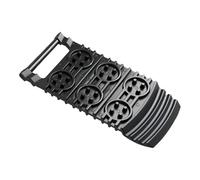 mivceklw Esteras de tracción de neumáticos, Escalera de Servicio Pesado, Escalera de Ruedas, Pistas de recuperación Antideslizante, vehículo portátil portátil de Barro de de Nieve en cua