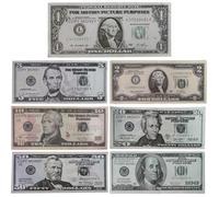 mivceklw Fake Dollar Bills, Prop Money Stack, Educational Play Notes Realistic Printed Design Compact Paper Simulation, Play Money for Pretend Games Learning Teens Kids Adults 5.91x2.44 Inches