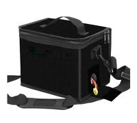 mivceklw Fireproof Battery Storage Bag, Charging Pouch, Heat Resistant Secure Protection Travel Organizer, Large Capacity Case for Home and Outdoor Use, 21,5 x 14,5 x 16,5 pulgadas, Negro , Se