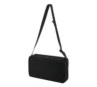 mivceklw Guitar Stand Bag, Folding Frame Bag, Adjustable Strap Case with Compact Design and Convenient Front Pocket for Outdoor Gigs, Festivals, and Portable Music Sessions