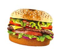 Mivceklw Halloween Traje, Cosplay Outfit, Hamburguesa Suit, Creative Funny Design Unisex Role Playing Props Colorful Clothing for Stage Performance, Carnival, Festival, 62,99 pulgadas