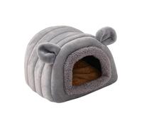 mivceklw Hamster Warm House, Winter Hamster Bed, Hamster Sleeping Nest, Hedgehog Warm Bed with Cozy and Soft Plush Pet Nest Design for Small Animals in Cold Weather (1 Piece)