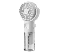 mivceklw Handheld Fan, Portable Misting Air Cooler, Recargable Cooling Device, Small Size with 4 Speed Spray Function for Hiking, Outdoors, Walking, Travel, Camping, 1,57 x 2,83 x 6,61 pulgadas