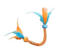 mivceklw Interactive Cat Chew Rope, Catnip Rope Toy for Kittens, Teething Chew Toy for Small Medium Large Cats, Indoor Outdoor Cat Toy for Teething, Fun Kitten Teaser for Yard Bedroom