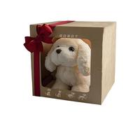 Mivceklw Interactive Robotic Plush Dog, Soft Walking Barking Pet Toy, Tail Wagging Animal Friend for Kids Ages 0-5, Home, Classroom, Pretend Play, Learning Fun Gift, 5,12 x 3,94 pulgadas
