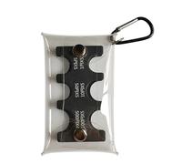 mivceklw Japanese Coin Organizer, Rectangle Wallet Pouch, Compact 6 Slot Sorter, Durabled Zippered Lightweight for Men Women Outdoor Shopping Travel Use, 5.51x3.15 Inches