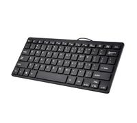 mivceklw Lightweight Typing Device, Versatile Laptop Keyboard, Durable Wired Keypad, Low Noise Keyboard with Low Noise Design for Laptops, Tablets, and Remote Office Use for Men and Women