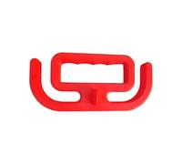 mivceklw Multi-Purpose Heavy Duty Grocery Bag Carrier Handle, Portable Tote Grip Tool, Ideal for Supermarket, Travel, Transportation, and Daily Storage Buckets and Bags, 19 X9x2cm Red