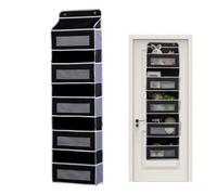 mivceklw Over The Door Storage, Large Capacity Wall Shelf, Wardrobe Storage Bags, Space Saver Bag, Bra Storage Organizer, Underwear Storages Bag for Bra, Underwear, Underpants, Socks