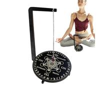 mivceklw Pendulum Stand, Wooden Pendulum Board, Tarot Altar Setup with Sturdy and Aesthetic Design for Spiritual Practices or Witchcrafts Ceremonies, 12.44 Inches
