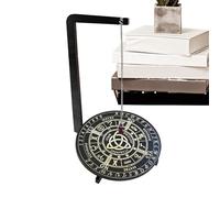 mivceklw Pendulum Stand, Wooden Pendulum Board, Tarot Altar Setup with Sturdy and Aesthetic Design for Spiritual Practices or Witchcrafts Ceremonies, 12.44 Inches