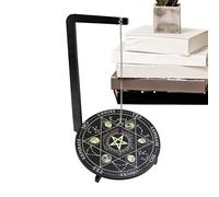 mivceklw Pendulum Stand, Wooden Pendulum Board, Tarot Altar Setup with Sturdy and Aesthetic Design for Spiritual Practices or Witchcrafts Ceremonies, 12.44 Inches