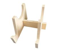 mivceklw Roller Board Storage Rack, Trainer Board Bracket, Wooden Stability Stand Balance Trainers Space Saving Display and Drying Frame for Home, Gym, Indoor Fitness Studio, Physical Therapies Use