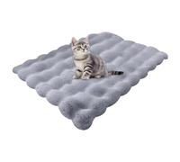 mivceklw Sleek Good Design Cat Bed, Sturdy Dog Sleeping Mat, Pet Warming Mat, Decorative Washable Cat Bed 60x40cm for Home, Indoor, Outdoor, Living Room, Bed Room, White, Gray, Khaki Color