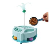 mivceklw Slow Feeding Cat Bowl | Puzzle Feeder for Cats | Cat Interactive Feeder | Mental Stimulation Cat Toy | Fun Cat Eating Solution | Adjustable Difficulty Cat Feeder | Healthy Eating Cat Bowl