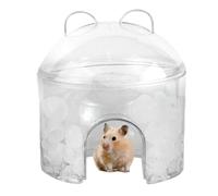mivceklw Small Animal Cooling Nest, Pet Cooling Bed, Comfortable Habitat, Fun Design, Summer Heat Reliefs Ideal para hámsters, Chinchillas, Hedgehogs, 5,39 x 5,91 pulgadas