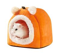 mivceklw Small Animal House, Cute Animal Hideaway, Warm Pet Bed, Cotton Pet House with Bear Shaped, Soft and Warm Cotton Design for Chinchillas, Hedgehogs, and Other Small Pets
