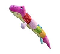 mivceklw Soft Chewy Dog Toys, Interactive Pet Toy, Durable Puppy Squeaky Toy, Soft Crocodile Toy with Squeaky Sounds for Small Puppies, Ensuring Safe and Engaging Indoor Play and Endless Fun