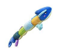 mivceklw Soft Chewy Dog Toys, Interactive Pet Toy, Durable Puppy Squeaky Toy, Soft Crocodile Toy with Squeaky Sounds for Small Puppies, Ensuring Safe and Engaging Indoor Play and Endless Fun