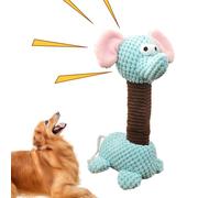 mivceklw Squeaky Dog Chew Toys, Soft Pet Puppy Chewing Toy, Elephant Dog Chew Toy, Plush Dog Chew Toys with Unique Elephant Shape 11.02x4.72x1.97 for Chewing, Playing, and Teething (1 Piece)