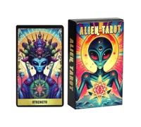 mivceklw Tarot Cards, Oracle Deck, Fortune Telling Set, Sci-FI Inspired Artwork, 78 Unique Pieces with Guidebook, Standard Size, Multicolor, 1 Deck for Psychic Reading, Astrology, Beginners, Expertos