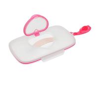 Mivceklw Travel Wipes Case, Small Wet Wipes Contenedor de tejidos, Handle Design, Dust-Proof Heart Shape Opening, adecuado para Mall Shopping & On-the-Go, 8,4 x 4,9 x 1,1 in