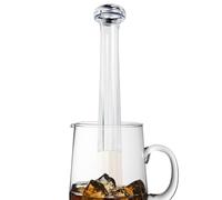 mivceklw Trituradora de hielo para bebidas de 9.45 pulgadas, herramienta profesional resistente para hacer deliciosos mojitos y de frutas, con base dentada