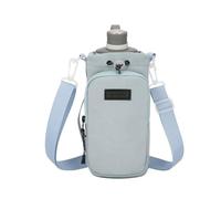 Mivceklw Water Bottle Sling, Sports Cup Carrier, Ajustable y Lightweight, Tumbler Pouch with Phone Pocket, Fits Most Bottles with Shoulder Strap for Running and Hiking, 49,21 in, azul, Se référer au