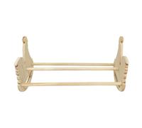 mivceklw Wooden Chicken Roosting Perch, Multifunctional Poultry Standing Platforms with Stable Base and Natural Texture, Bird Training Perch for Parrots, Conures, Cockatiels, Coop or Indoor Use