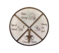 Mivceklw Wooden Spinner Wheel Drinking Game, Fun Party Activity for Adults, Interactive Wine Game for Men and Women, Game Night Entertainment for Holidays, Events, 1 pieza
