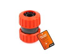 MIVOS Conector de Manguera para Conexión de Mangueras de Jardín de 3/4" - Reparador de Reparación - Acoplamiento de Manguera para Manguera de Agua de 3/4 Pulgadas (19 mm)